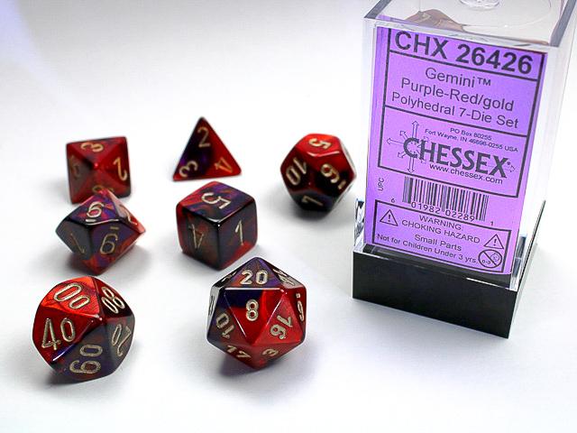 CHX26426 Gemini Purple Red/Gold