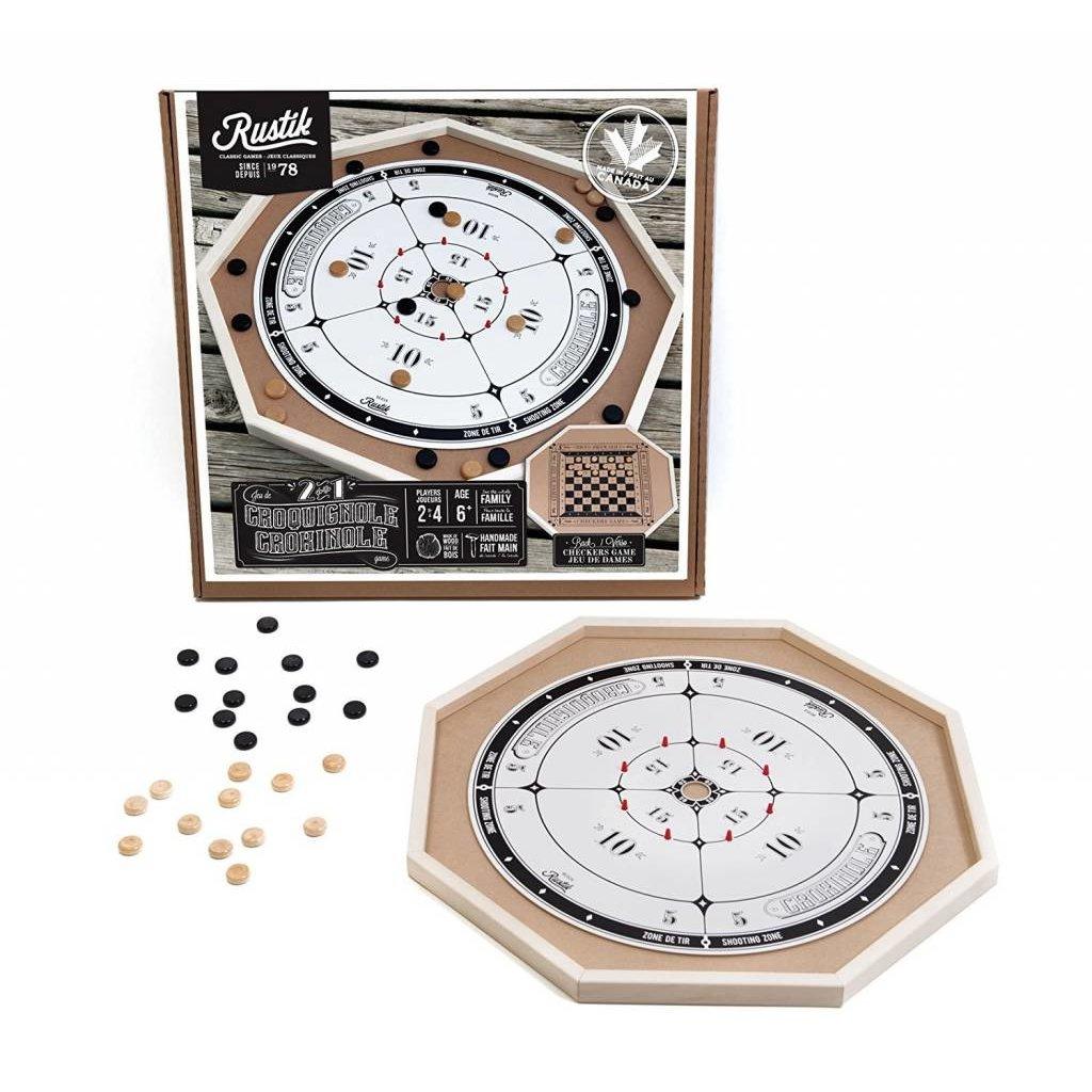 Rustic Crokinole Deluxe