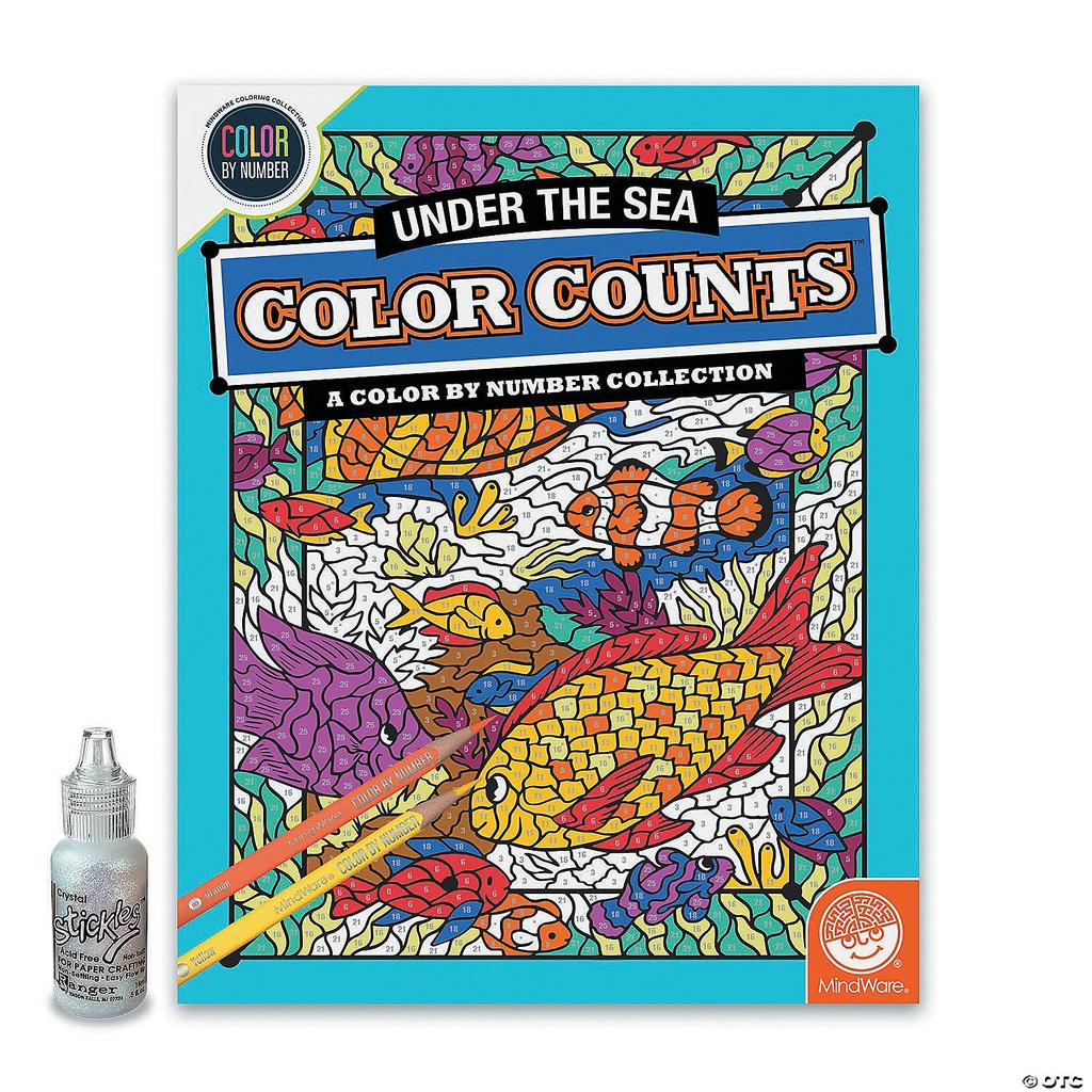 x-Glitter Color Counts Under the Sea - Loadza Toyz