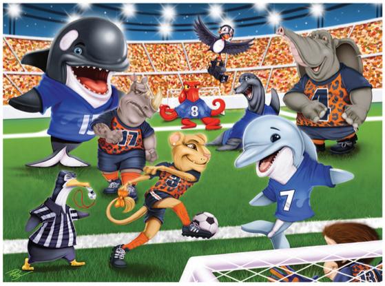 12004135 Soccer Field Flair 150pc