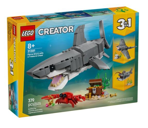 31381 Fierce Shark with Treasure