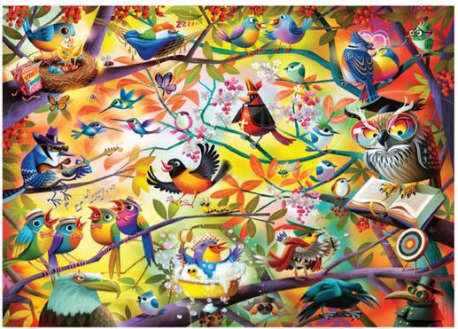 12001023 Busy Birdies 1000pc