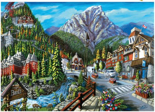 12000494 Welcome to Banff 1000pc