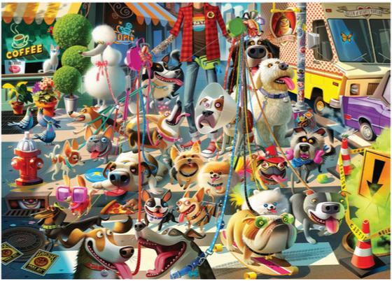 12000876 The Dog Walker 1000pc