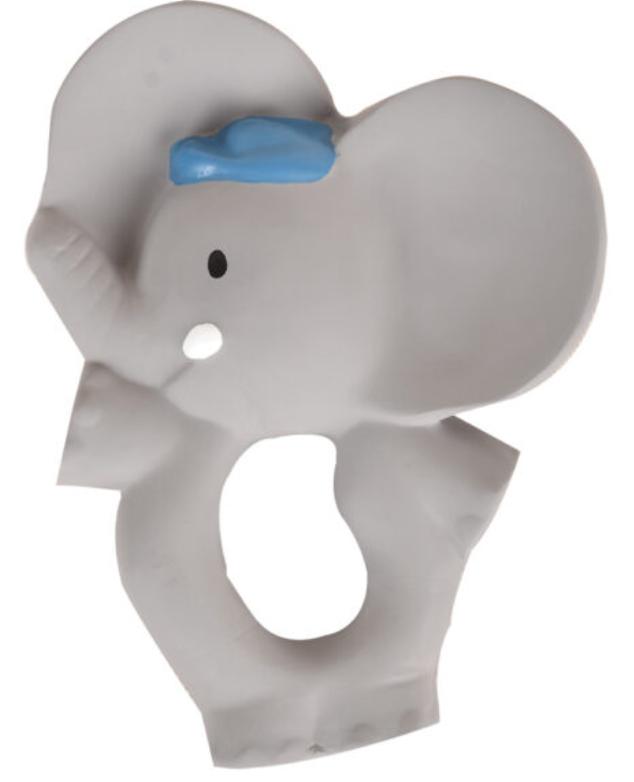 ALVIN THE ELEPHANT TEETHER – 5″H – TIKIRI